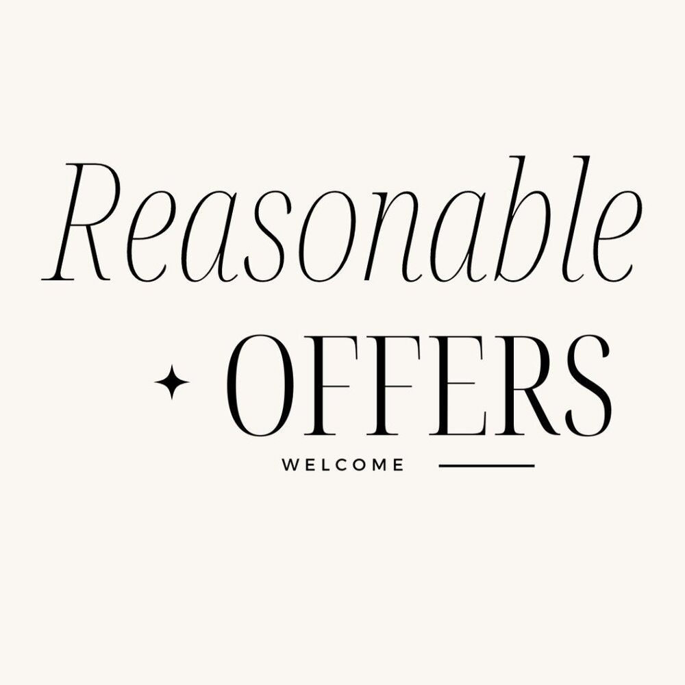 Open to Reasonable Offers